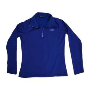 The North Face Ladies Mountain Peaks 1/4-Zip Fleece Medium Blue